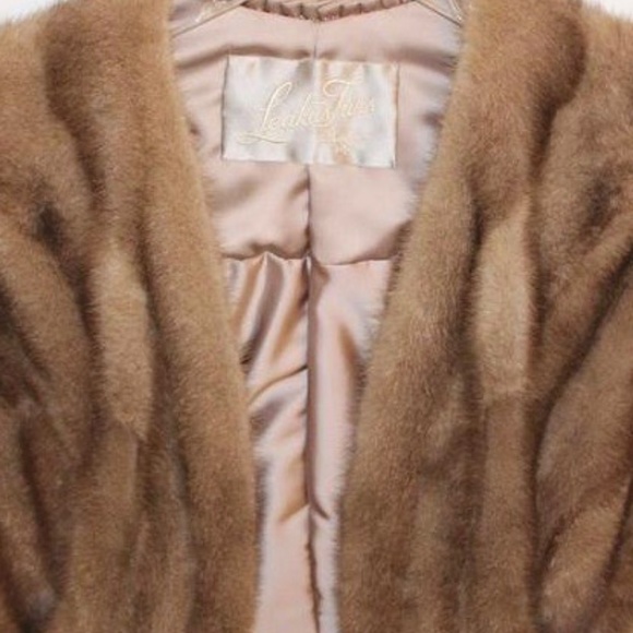 Mink Fur Stole Vintage Beautiful & Perfect - Picture 7 of 9